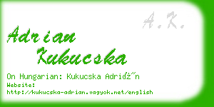 adrian kukucska business card